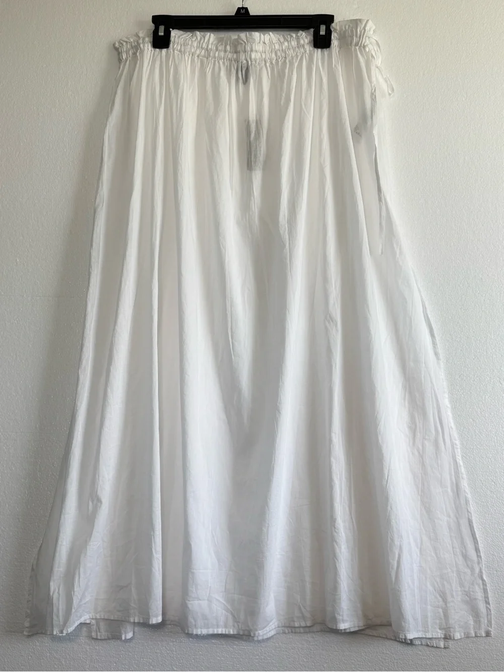 J. Crew White Maxi Swim Coverup Skirt